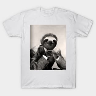 Gentleman Sloth #3 - Print / Home Decor / Wall Art / Poster / Gift / Birthday / Sloth Lover Gift / Animal print Canvas Print T-Shirt